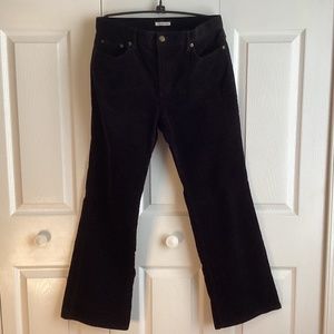 Jones New York Sport Petite Black Corduroy Stretch Pants Size 12P NWOT